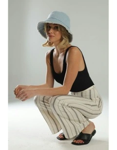 Jana Denim Bucket Hat in Blue
