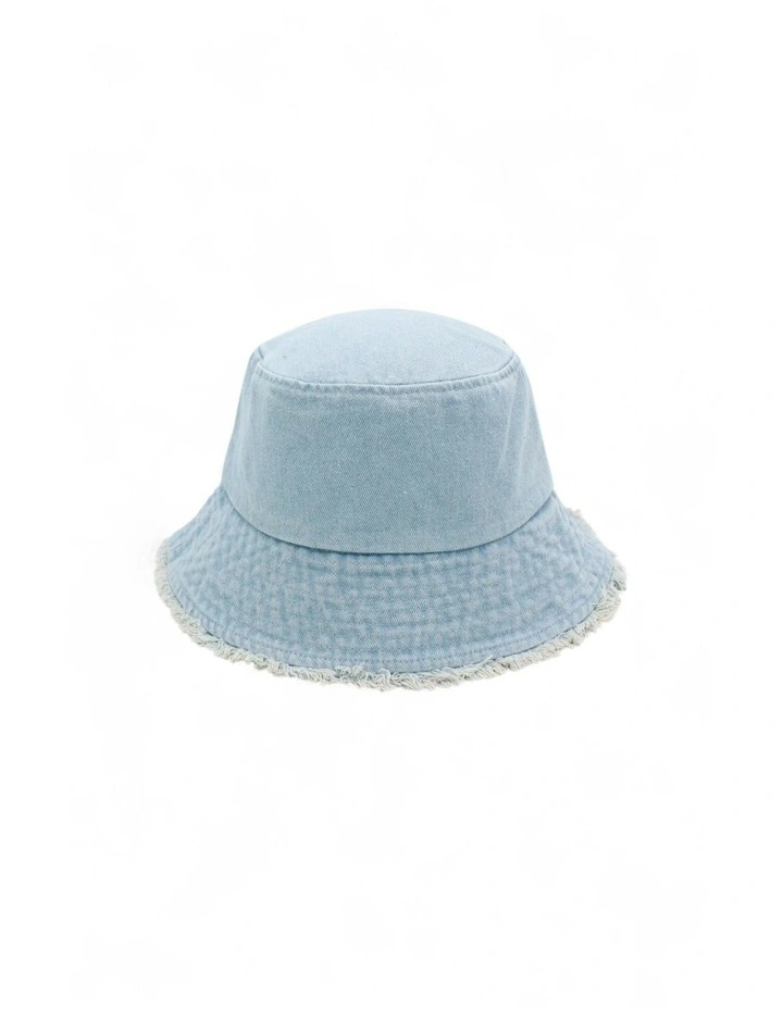 Jana Denim Bucket Hat in Blue image 2