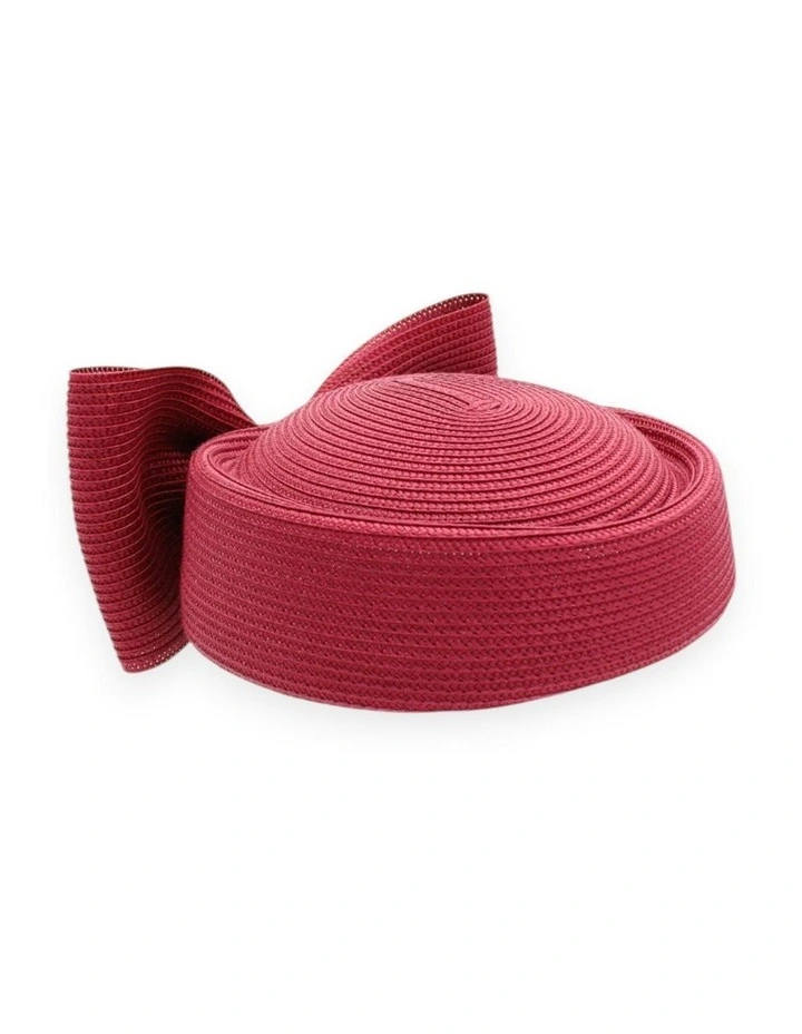 Tara Racewear Pillbox Hat in Red image 3