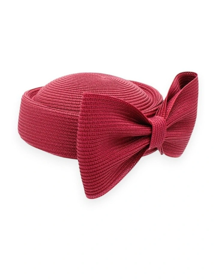 Tara Racewear Pillbox Hat in Red image 5