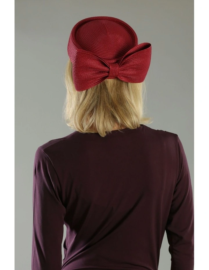 Tara Racewear Pillbox Hat in Red image 6