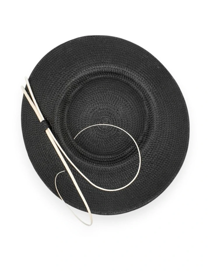 Claudette Fascinator in Black image 5