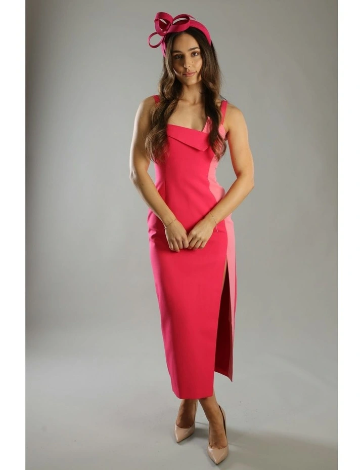 Mel Fascinator in Hot Pink image 2