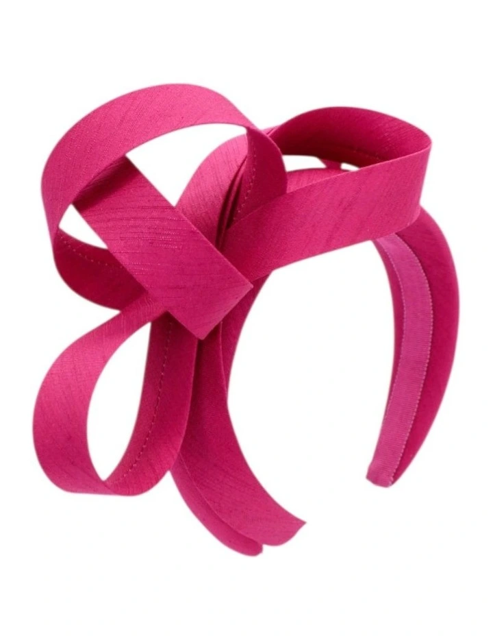 Mel Fascinator in Hot Pink image 3