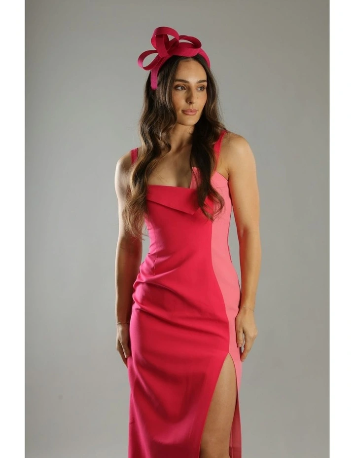 Mel Fascinator in Hot Pink image 4