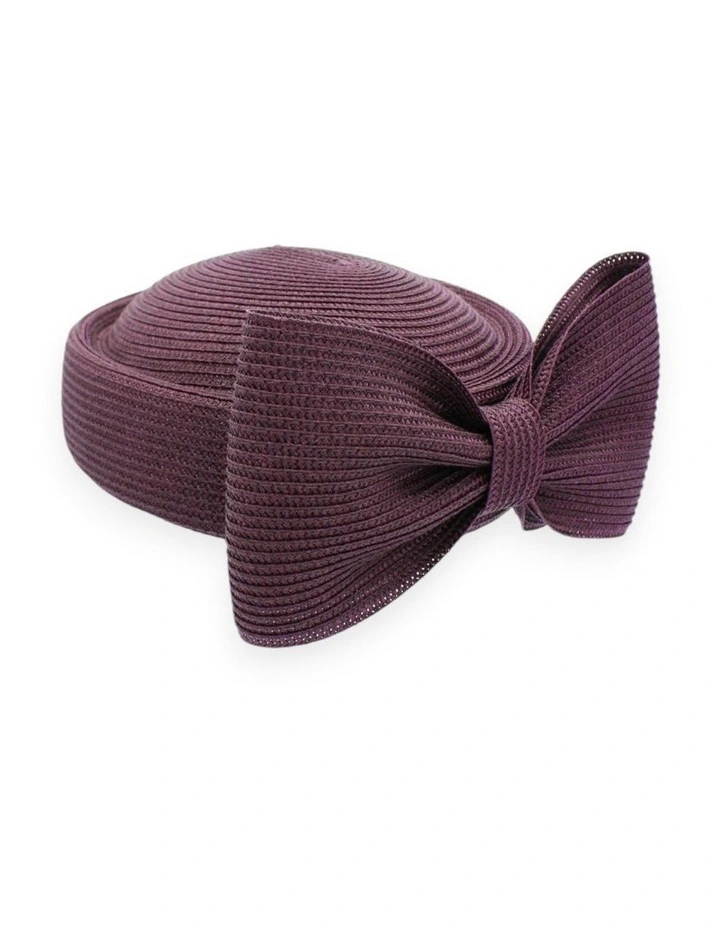 Tara Racewear Pillbox Hat in Dark Cherry Red image 5