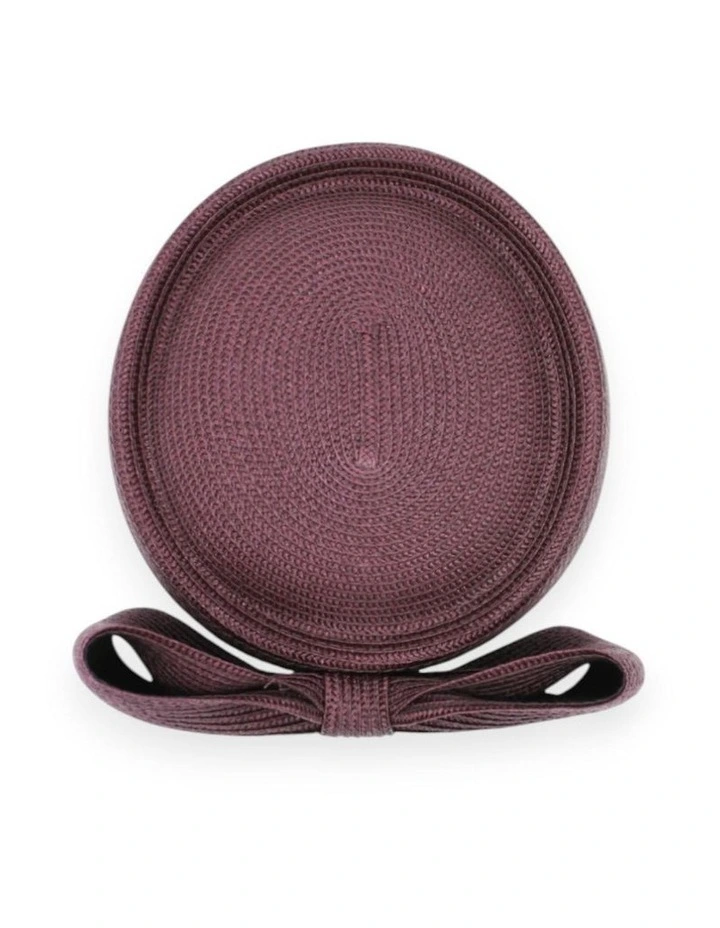 Tara Racewear Pillbox Hat in Dark Cherry Red image 6