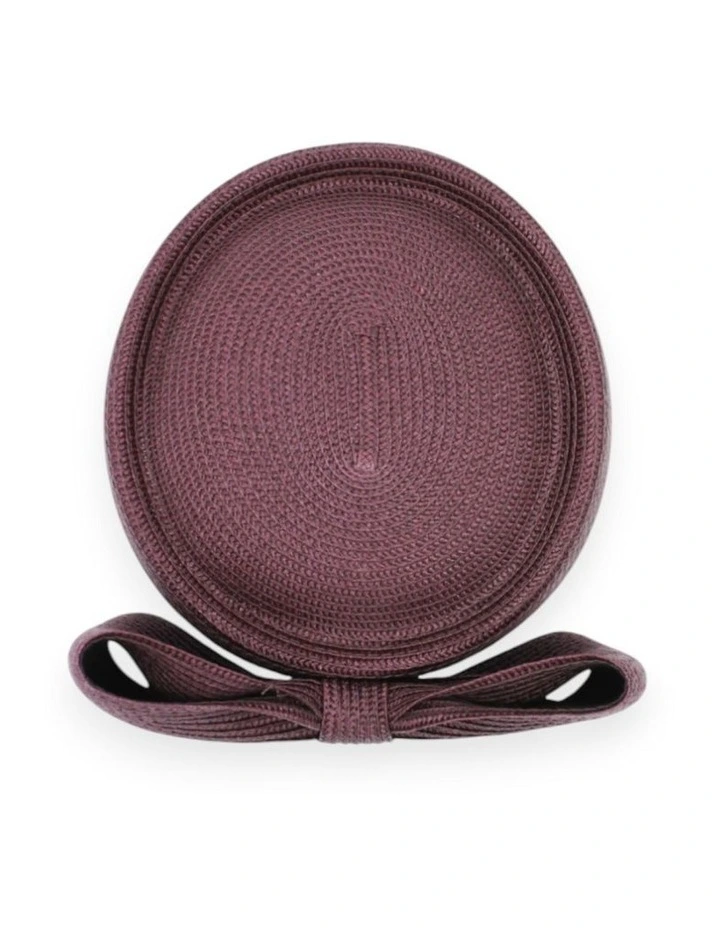 Tara Racewear Pillbox Hat in Dark Cherry Red image 7