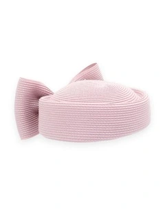 Tara Racewear Pillbox Hat in Dusty Pink