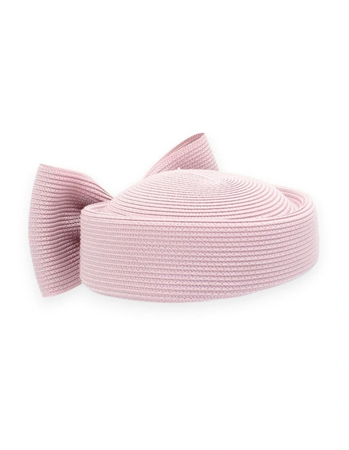 Tara Racewear Pillbox Hat in Dusty Pink image 3