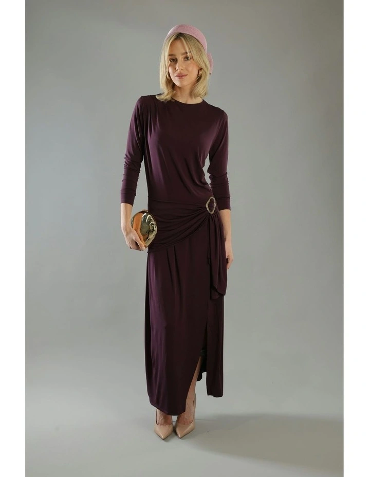 Tara Racewear Pillbox Hat in Dusty Pink image 4