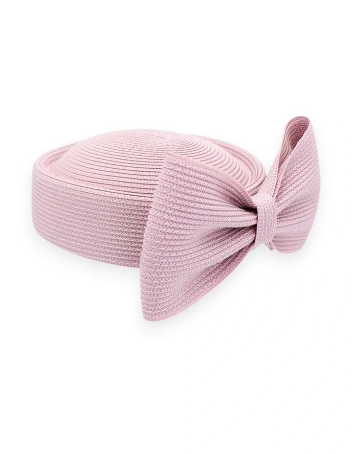 Tara Racewear Pillbox Hat in Dusty Pink image 4