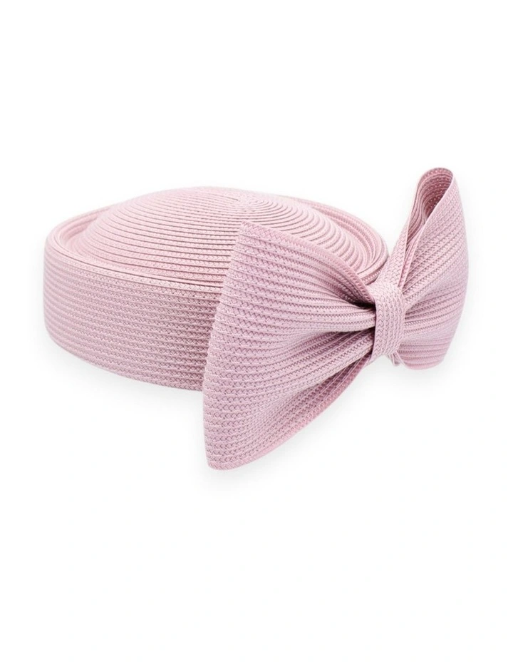 Tara Racewear Pillbox Hat in Dusty Pink image 5