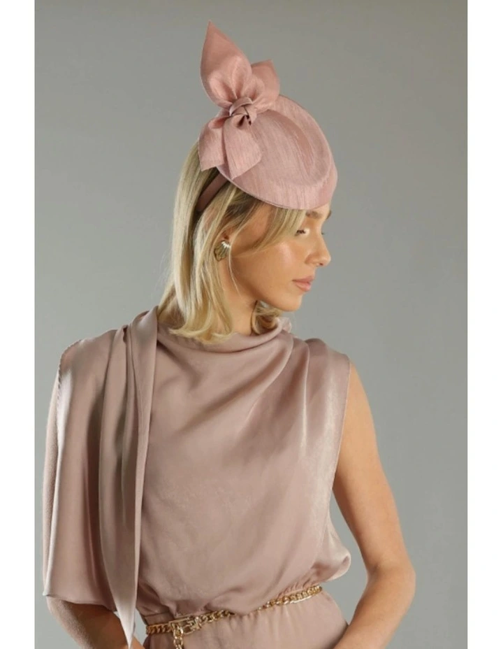 Florence Fascinator in Pink image 7
