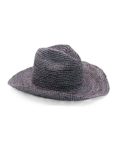 Rowyn Relaxed Cowboy Fedora in Purple