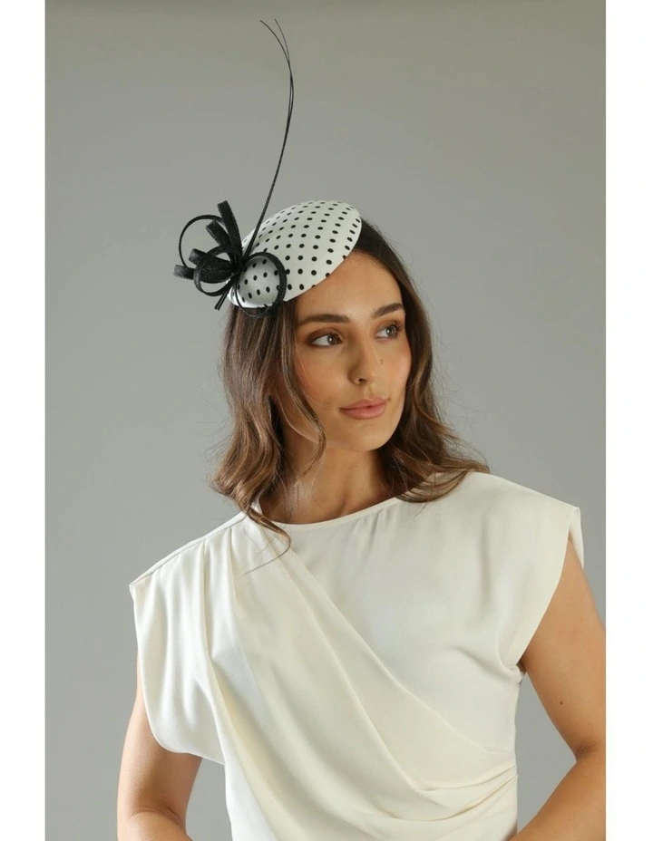 Danica Fascinator in White image 2