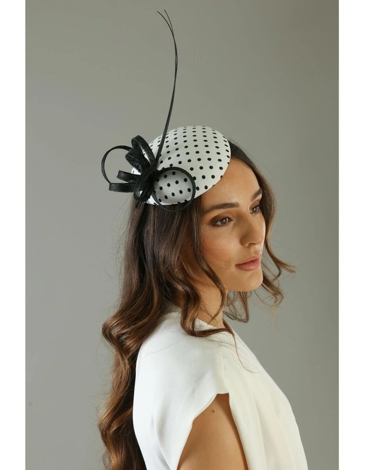 Danica Fascinator in White image 4