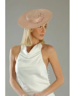 Celia Racewear Plate Hat in Pink