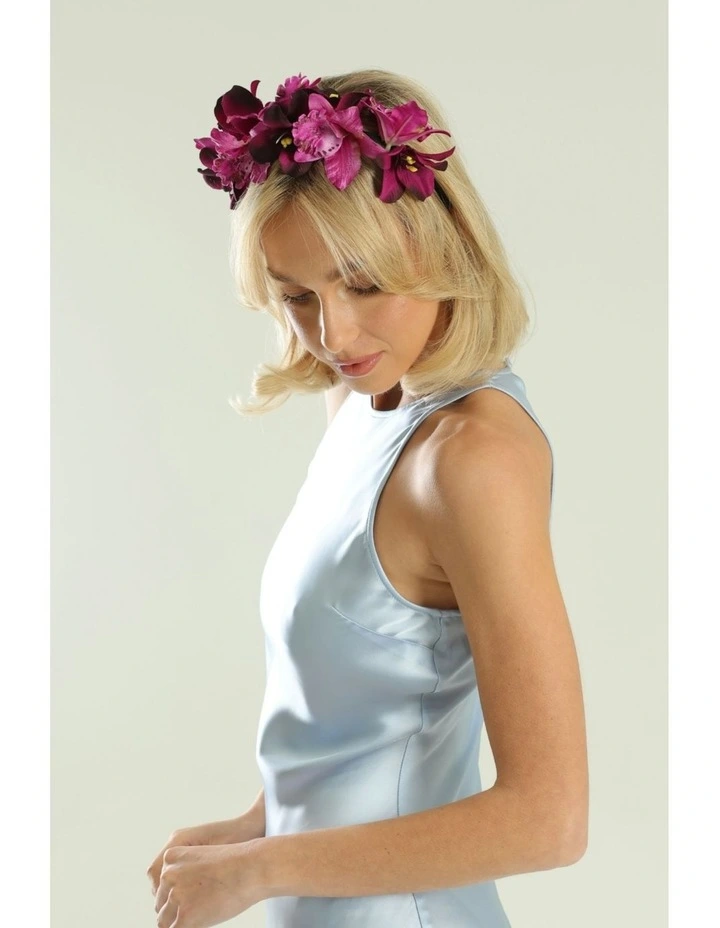 Amrita Flower Crown in Purple image 5