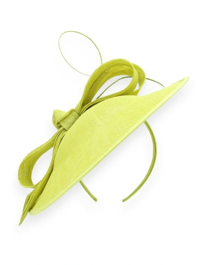 Haisley Fascinator in Lime Green image 2