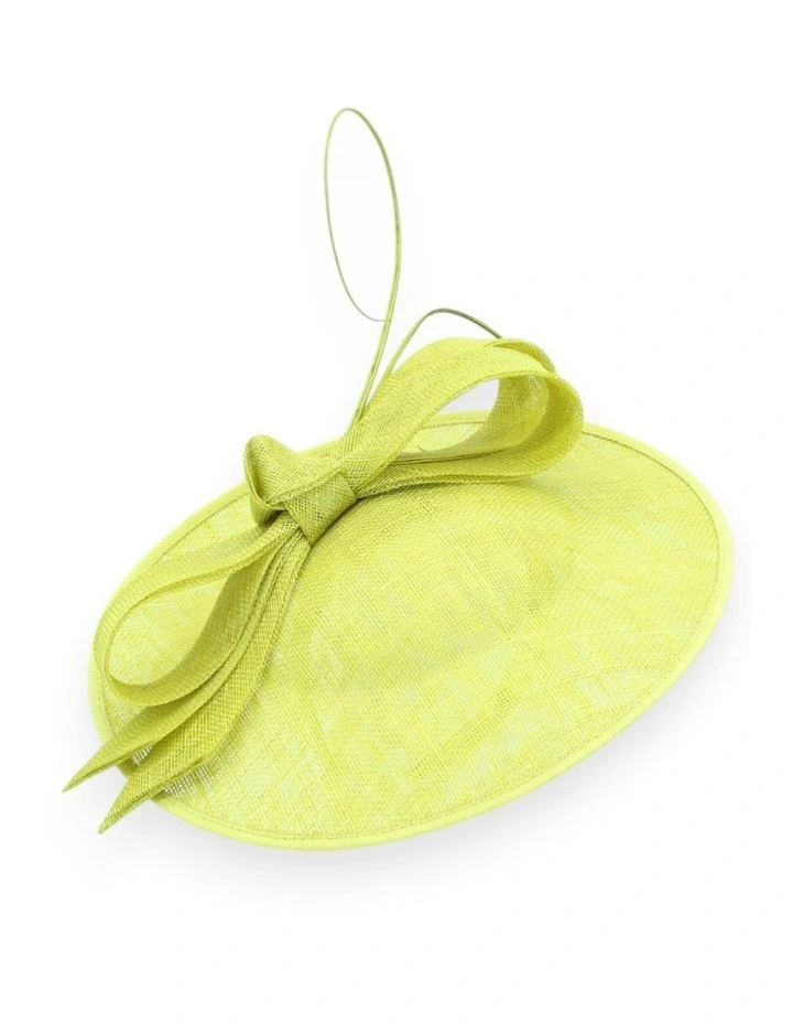 Haisley Fascinator in Lime Green image 3
