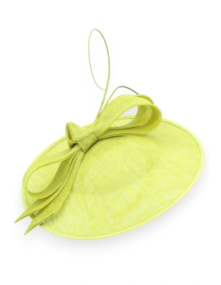 Haisley Fascinator in Lime Green image 5