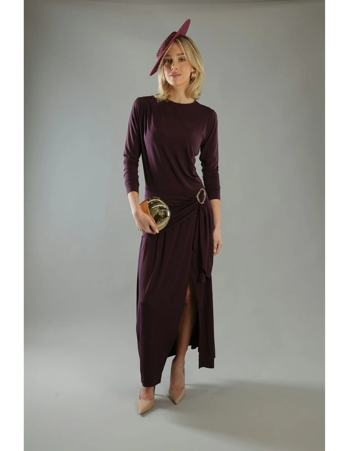 Cassy Racewear Boater in Dark Cherry Red image 2