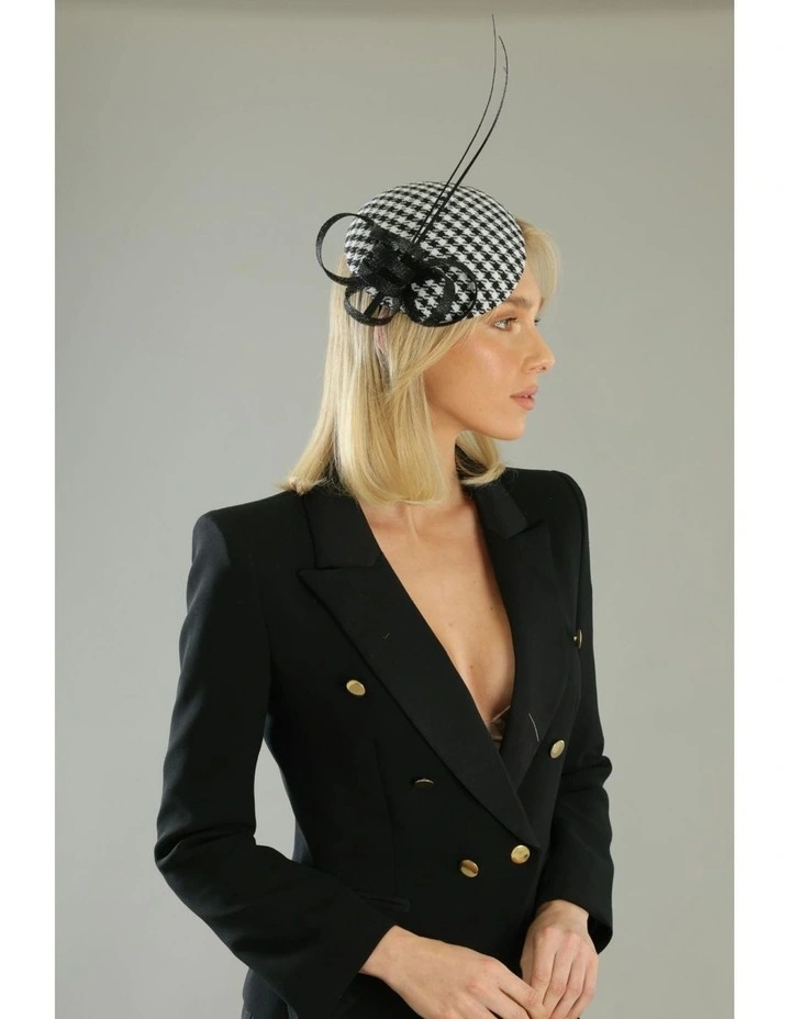Danica Fascinator in Black image 2