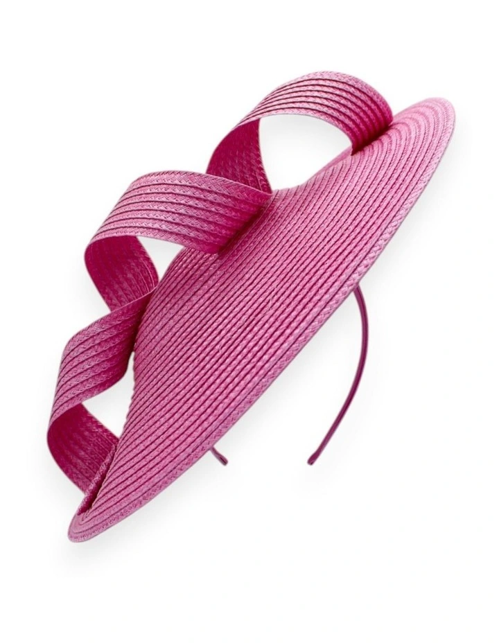 Trisha Fascinator in Hot Pink image 2