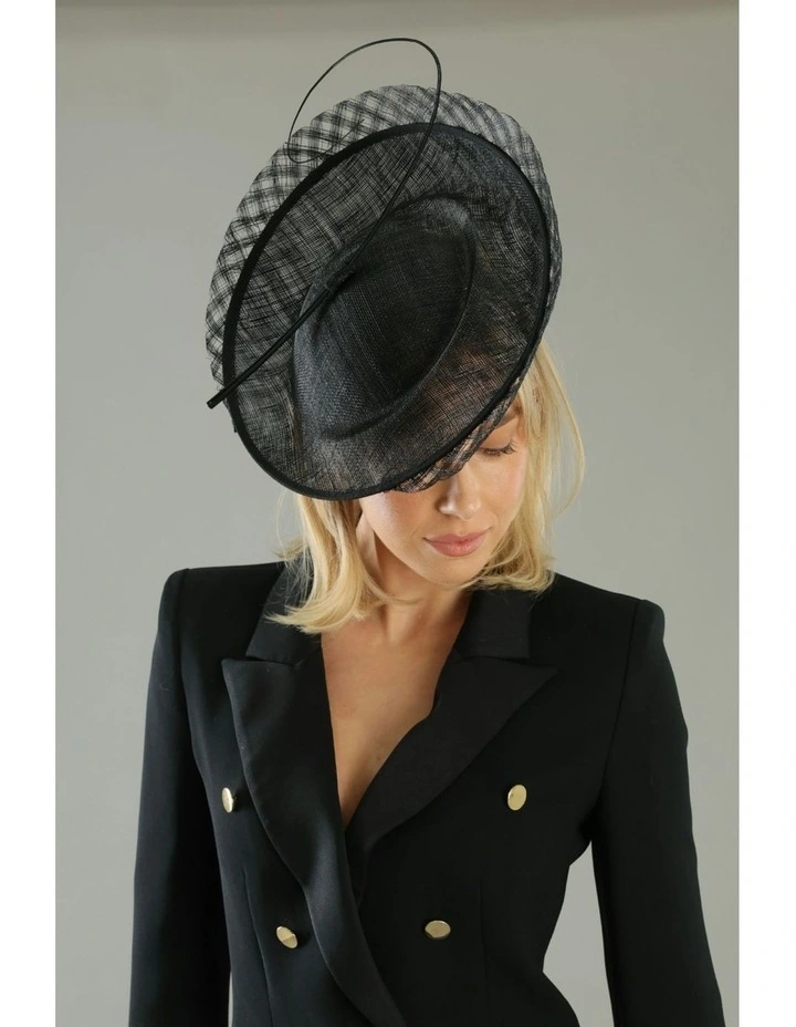 Maeve Fascinator in Black image 1