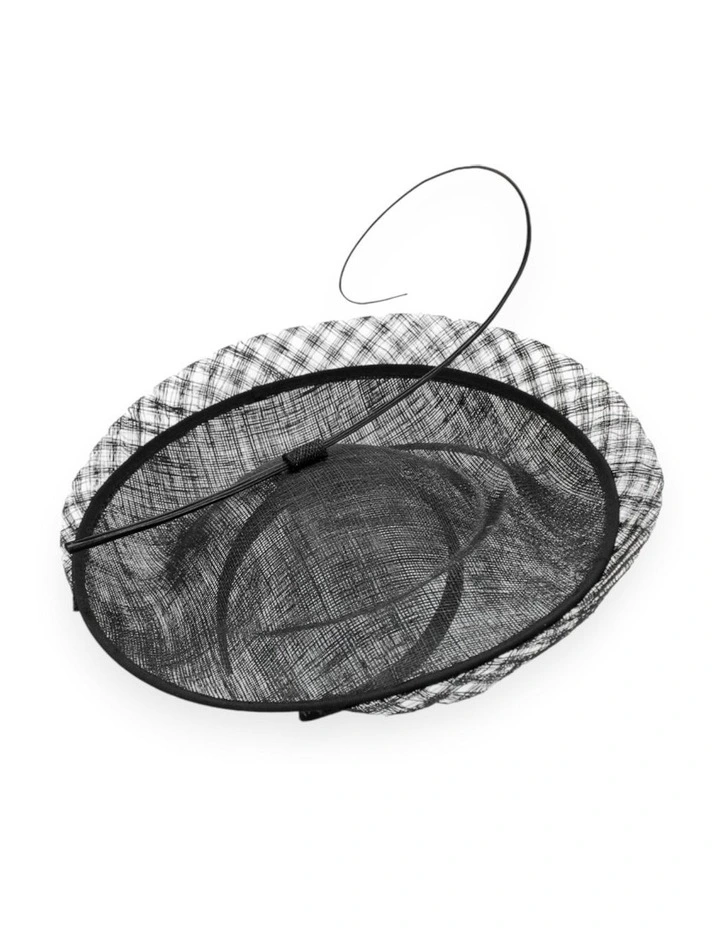 Maeve Fascinator in Black image 5