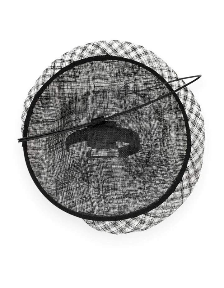 Maeve Fascinator in Black image 7