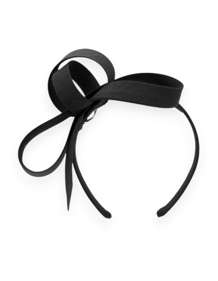 Rhi Fascinator in Black image 2