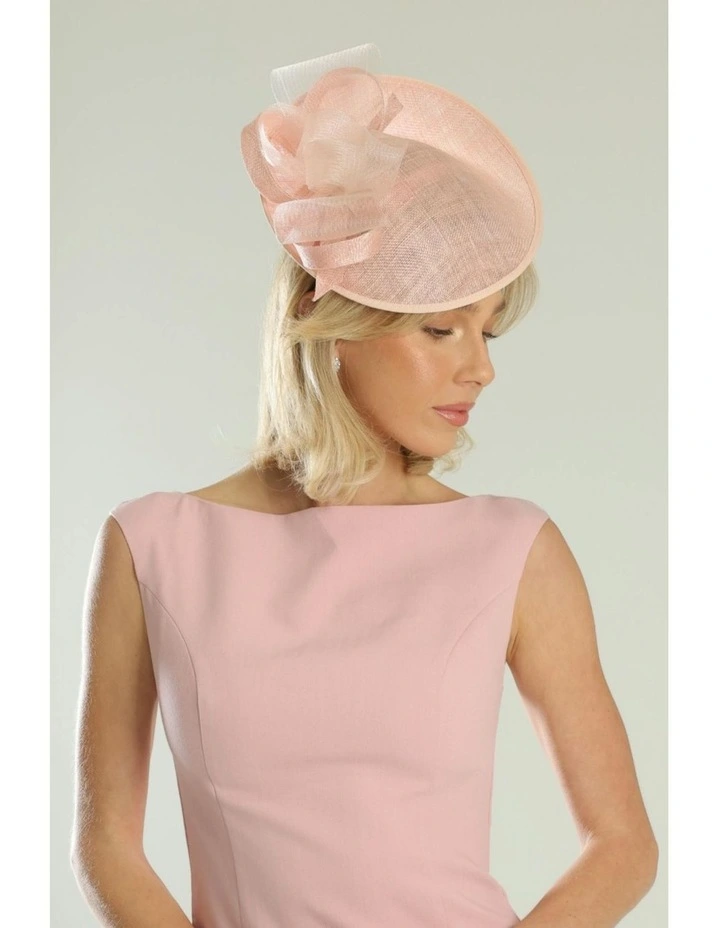 Courtney Fascinator in Pink image 2