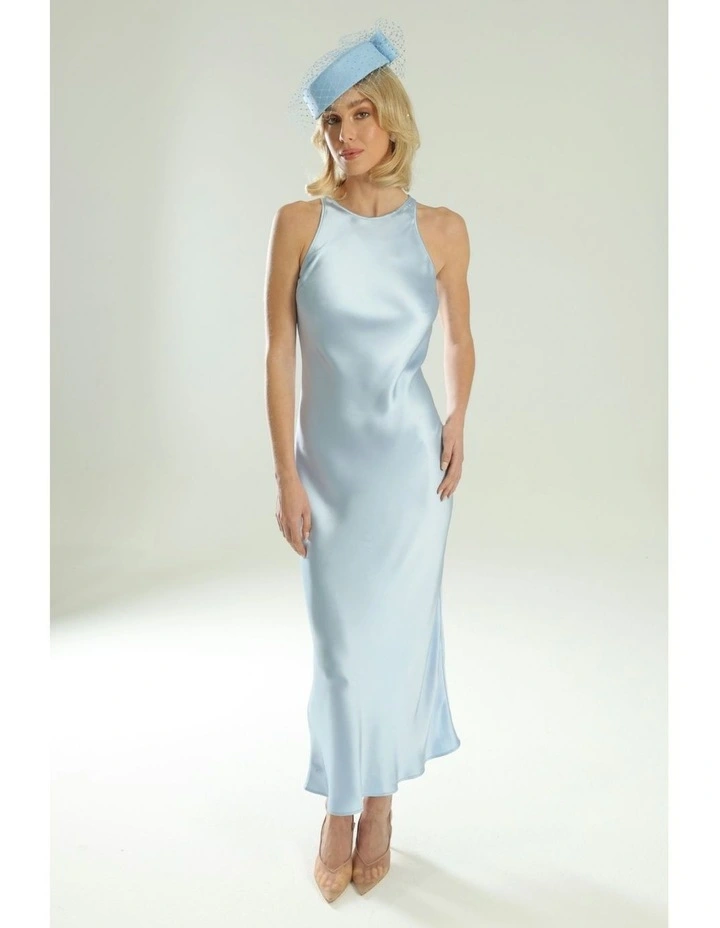 Jacqui Racewear Pillbox Hat in Blue image 2