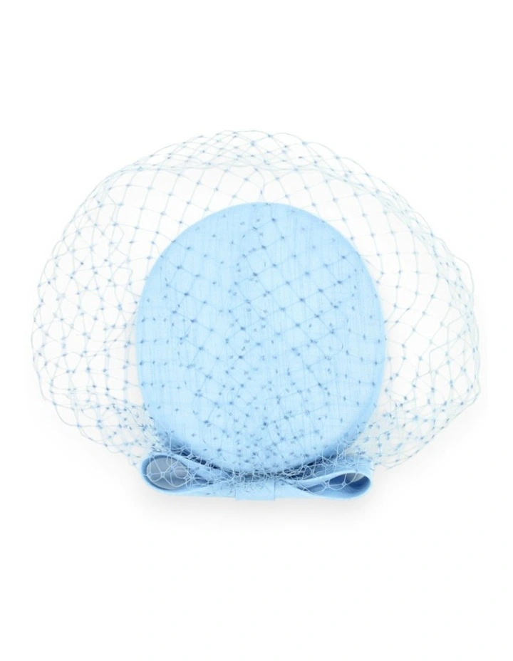 Jacqui Racewear Pillbox Hat in Blue image 3
