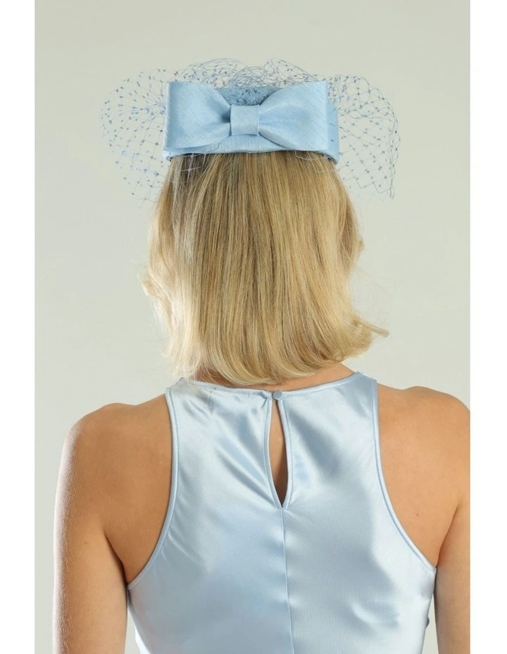 Jacqui Racewear Pillbox Hat in Blue image 5