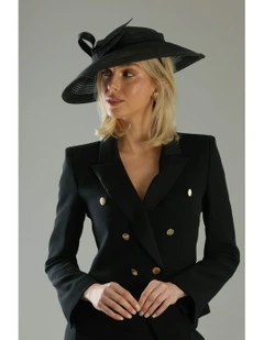 Josephine Fascinator in Black