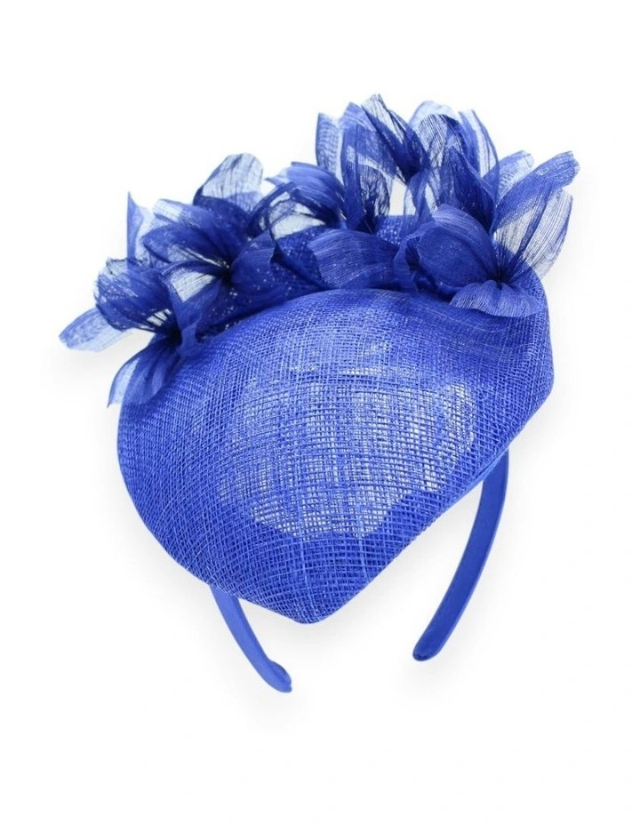 Azalea Fascinator in Cobalt Blue image 3