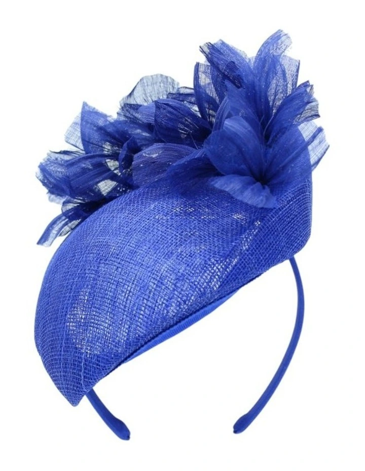 Azalea Fascinator in Cobalt Blue image 4
