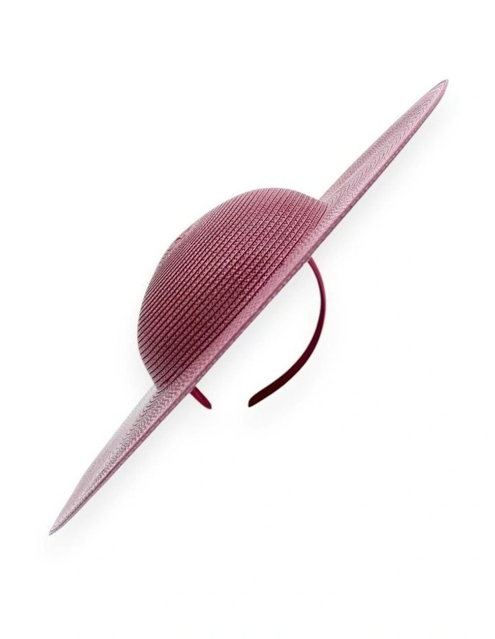 Mona Racewear Plate Hat in Burgundy Red image 3