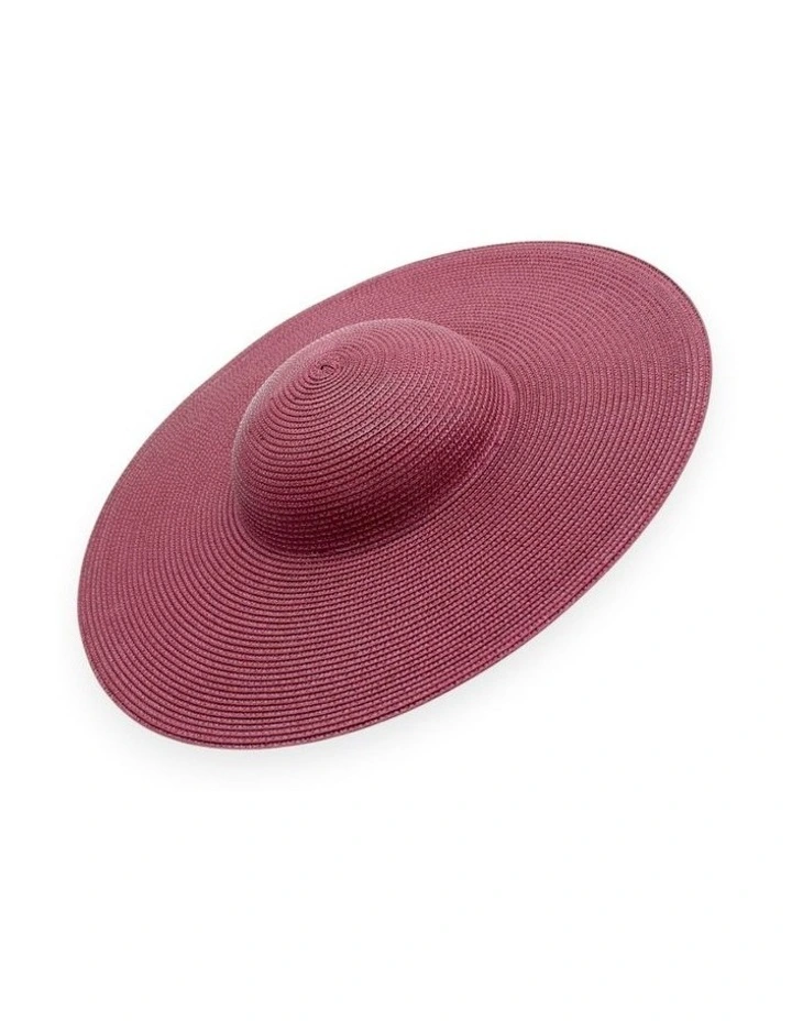 Mona Racewear Plate Hat in Burgundy Red image 5