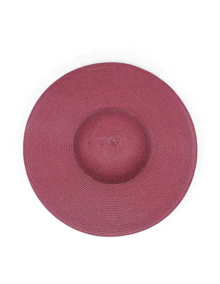 Mona Racewear Plate Hat in Burgundy Red image 7