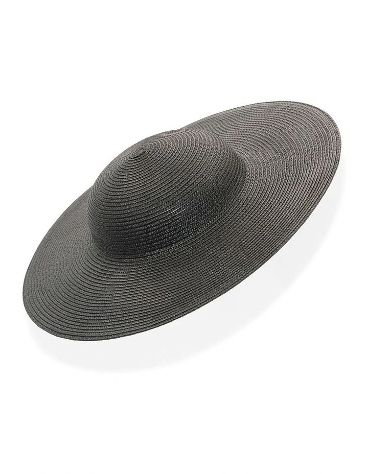 Mona Racewear Plate Hat in Black image 3