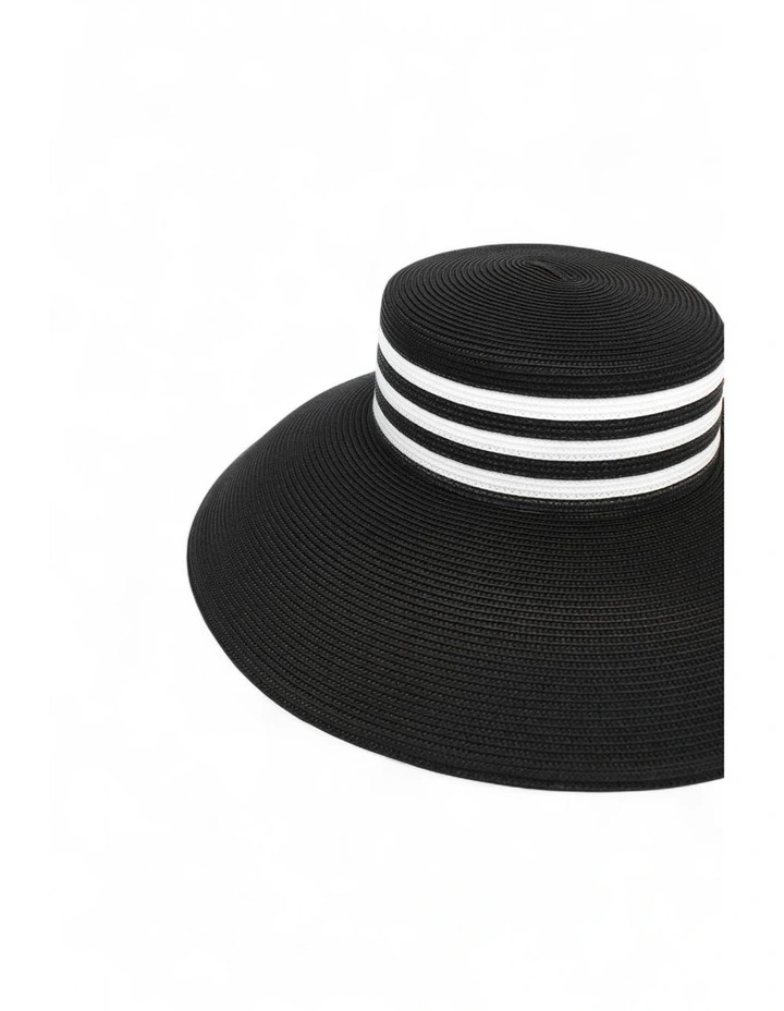 Dakotah Racewear Droop Hat in Black and White image 5