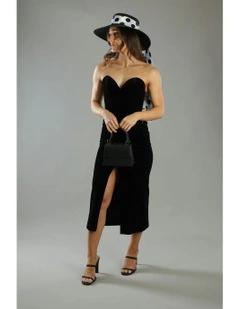 Francesca Racewear Droop Hat in Black