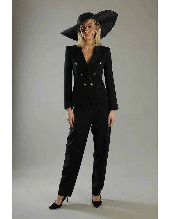 Allegra Racewear Floppy Hat in Black image 3