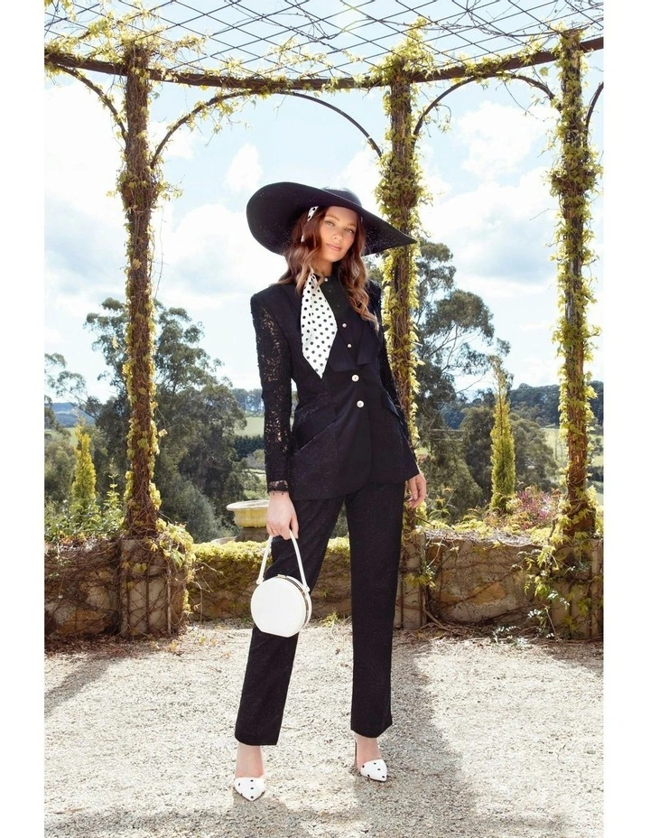 Allegra Racewear Floppy Hat in Black image 5