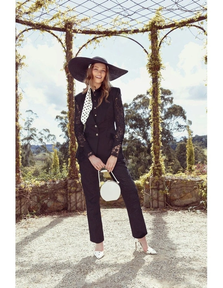 Allegra Racewear Floppy Hat in Black image 6