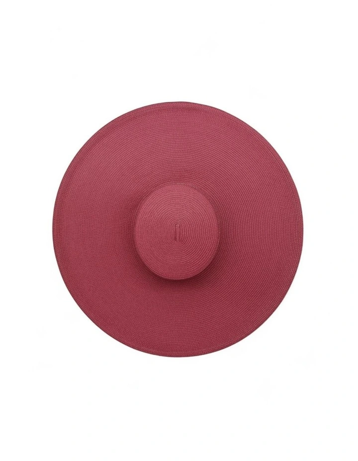 Savannah Racewear Boater in Burgundy Red image 6